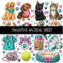 Pawsitive UV DTF Decal sheets 11 Designs available