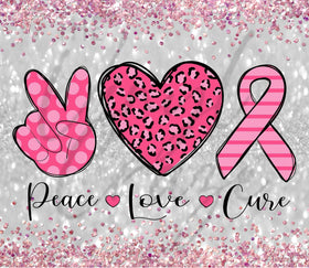 Peace Love Cure Adhesive Vinyl Wrap