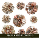 Pearls and Flowers UV DTF Decal Sheets 4 sheet design options