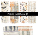 Peeking Halloween Torn Pages UV DTF Decal sheets 5 Designs available