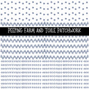 Peeping Farm and Toile Doodle Patchwork Set