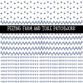Peeping Farm and Toile Doodle Patchwork Set