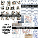 Peeping Farm and Toile Doodle Patchwork Set