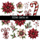 Peeping Santas UV DTF Decal sheets 2 designs available
