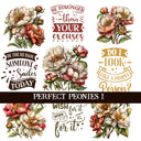 Perfect Peonies UV DTF Decal Sheets 3 Design sheets available