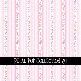 Petal Pop Collection vinyl sheets 12 Patterns to choose from