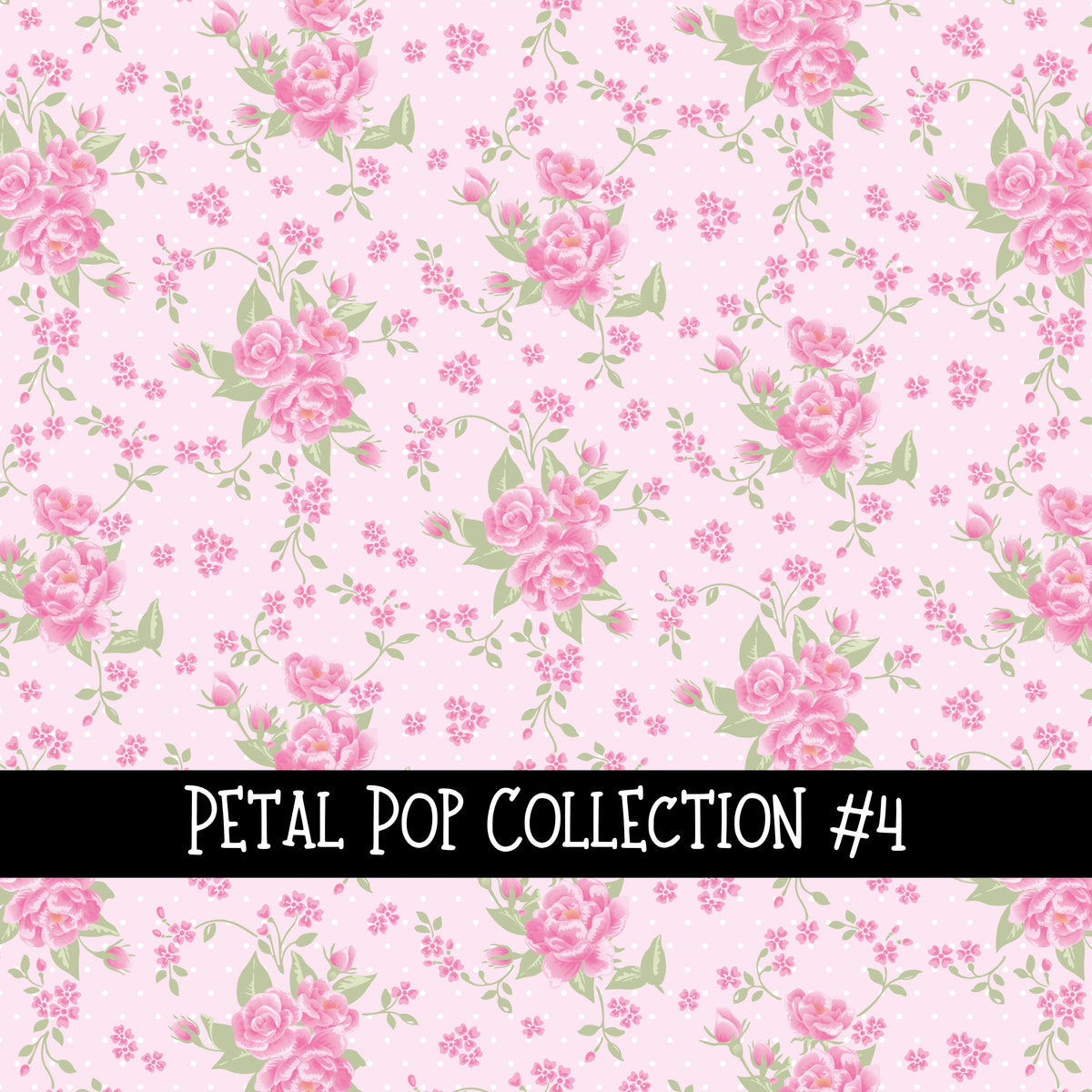 Petal Pop Collection vinyl sheets 12 Patterns to choose from