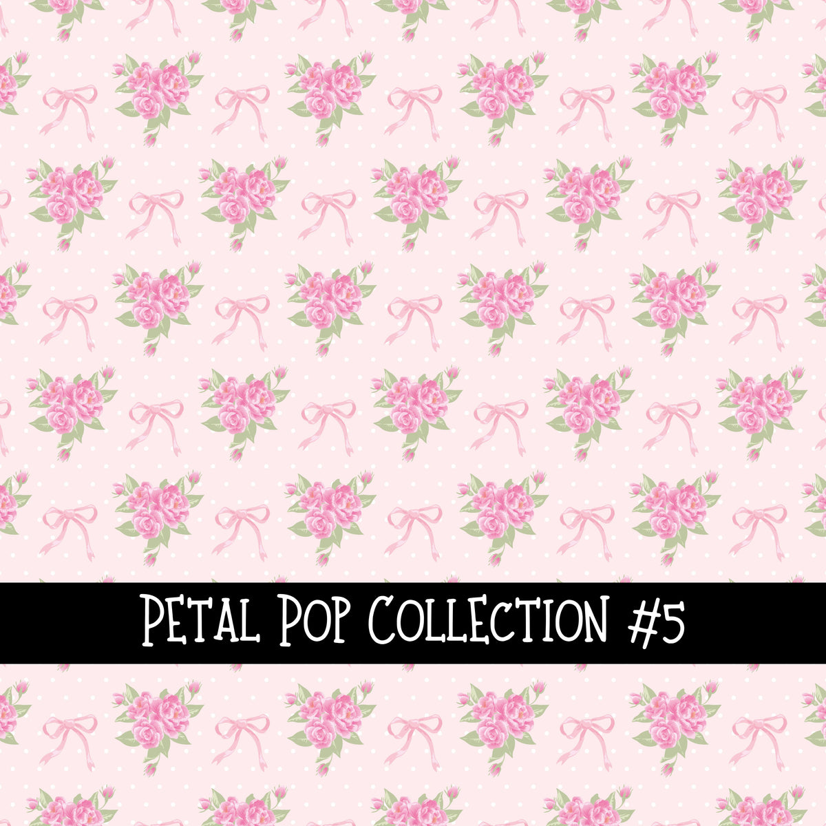 Petal Pop Collection vinyl sheets 12 Patterns to choose from
