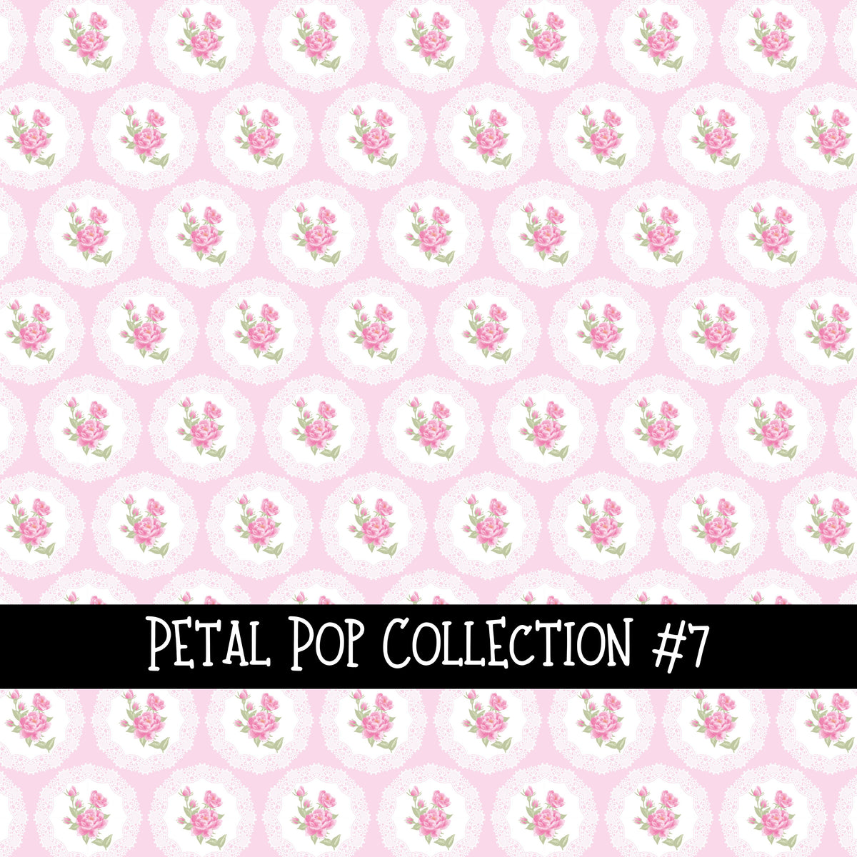 Petal Pop Collection vinyl sheets 12 Patterns to choose from