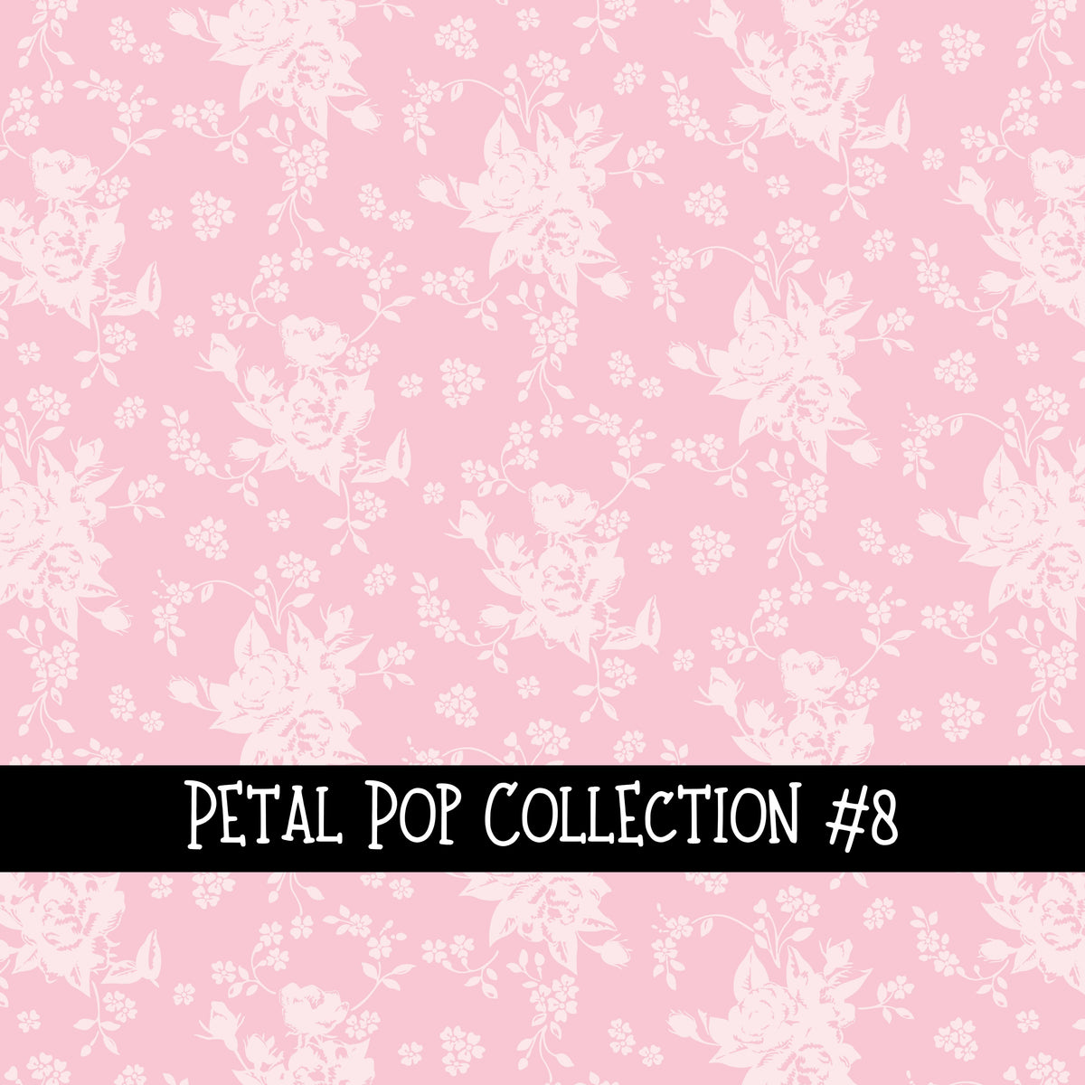 Petal Pop Collection vinyl sheets 12 Patterns to choose from