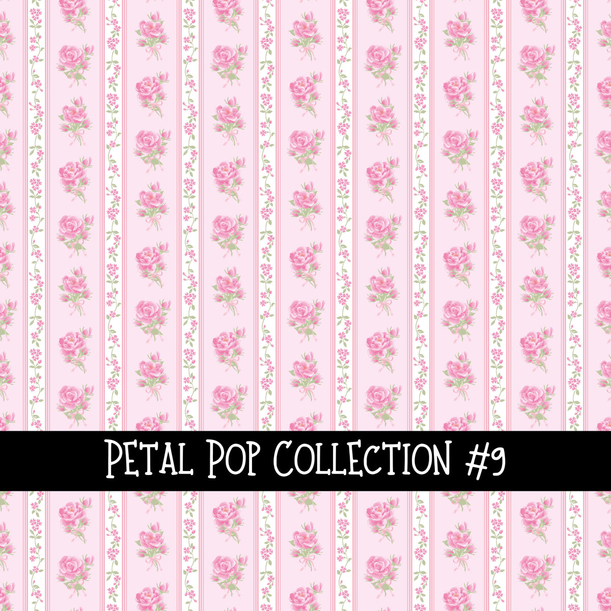 Petal Pop Collection vinyl sheets 12 Patterns to choose from