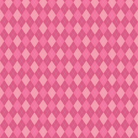 Pink Argyle - Adhesive Vinyl