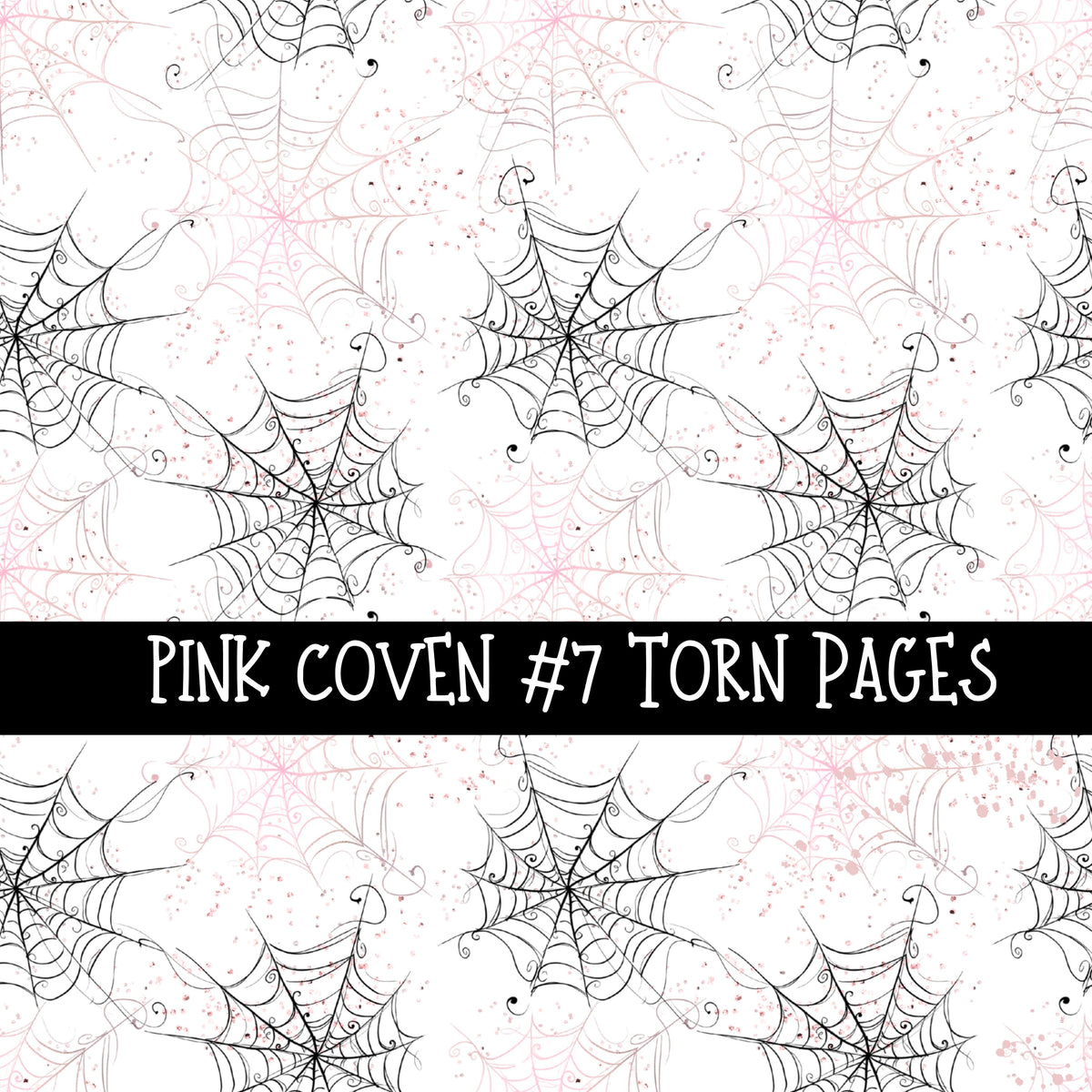 Pink Coven Torn Pages UV DTF Decal sheets 7 Designs available