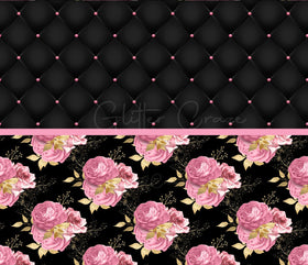 Pink Floral wrap 20oz straight