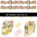 Pink Lemonade Torn Pages UV DTF Decal sheets 5 designs available