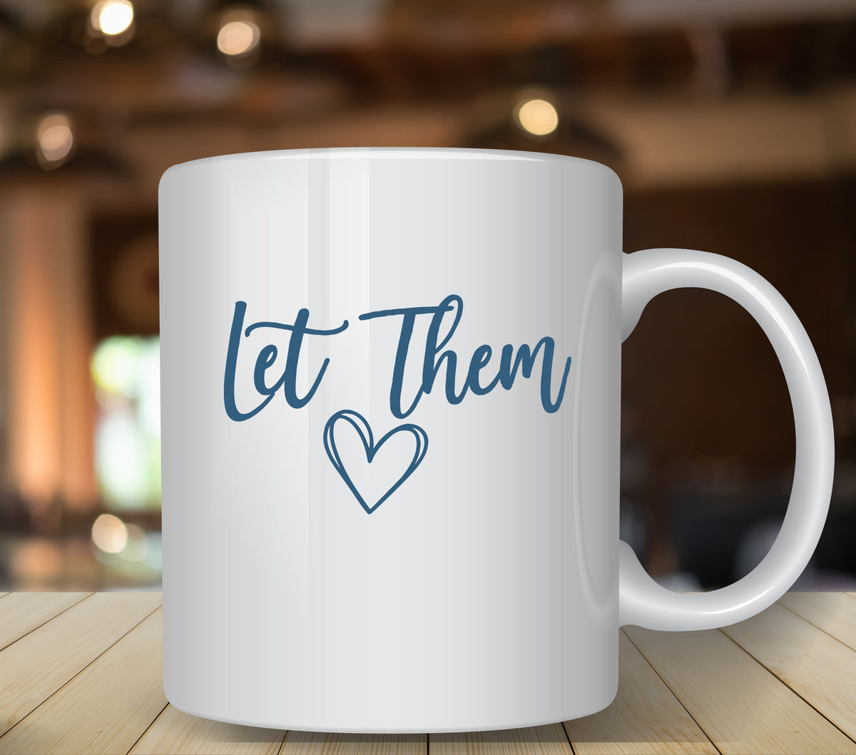 Let Them heart UV DTF Decals