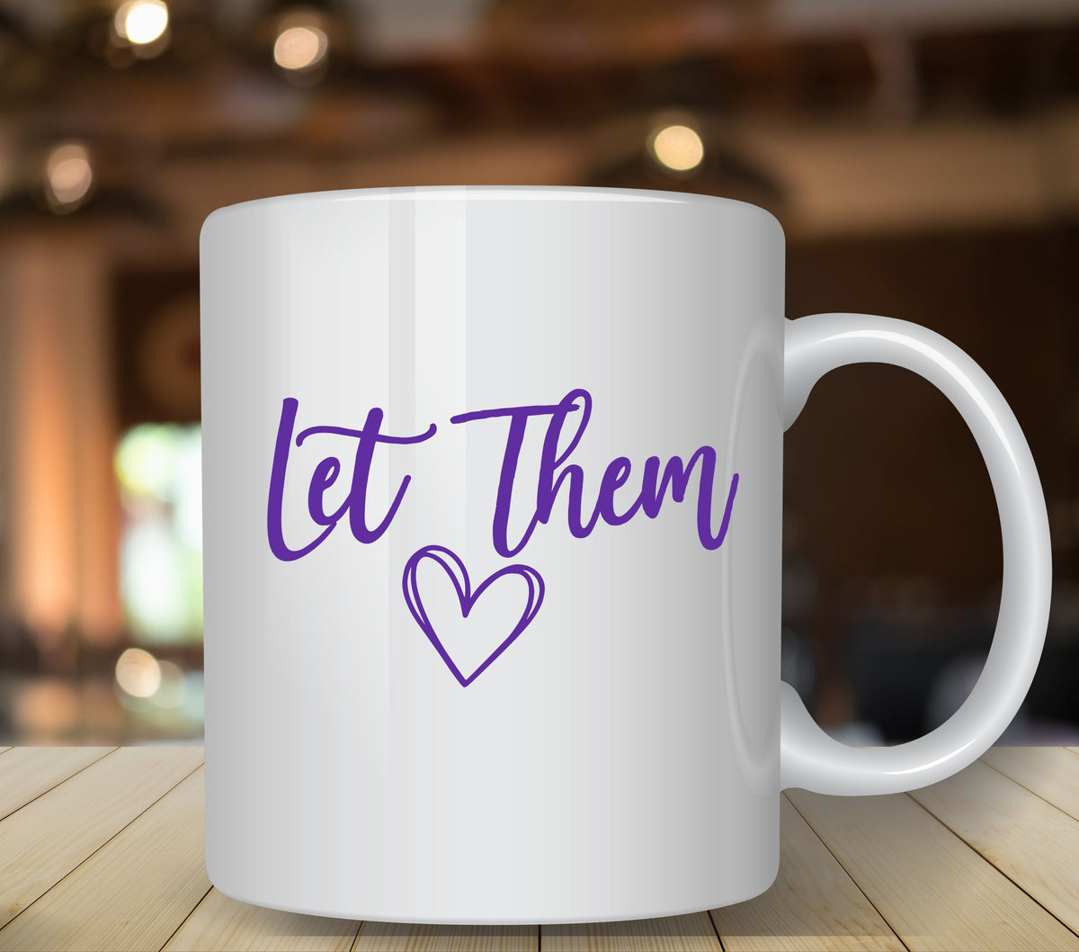 Let Them heart UV DTF Decals