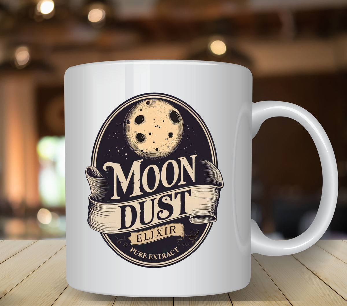 Moon dust Potion Label UV DTF Decals