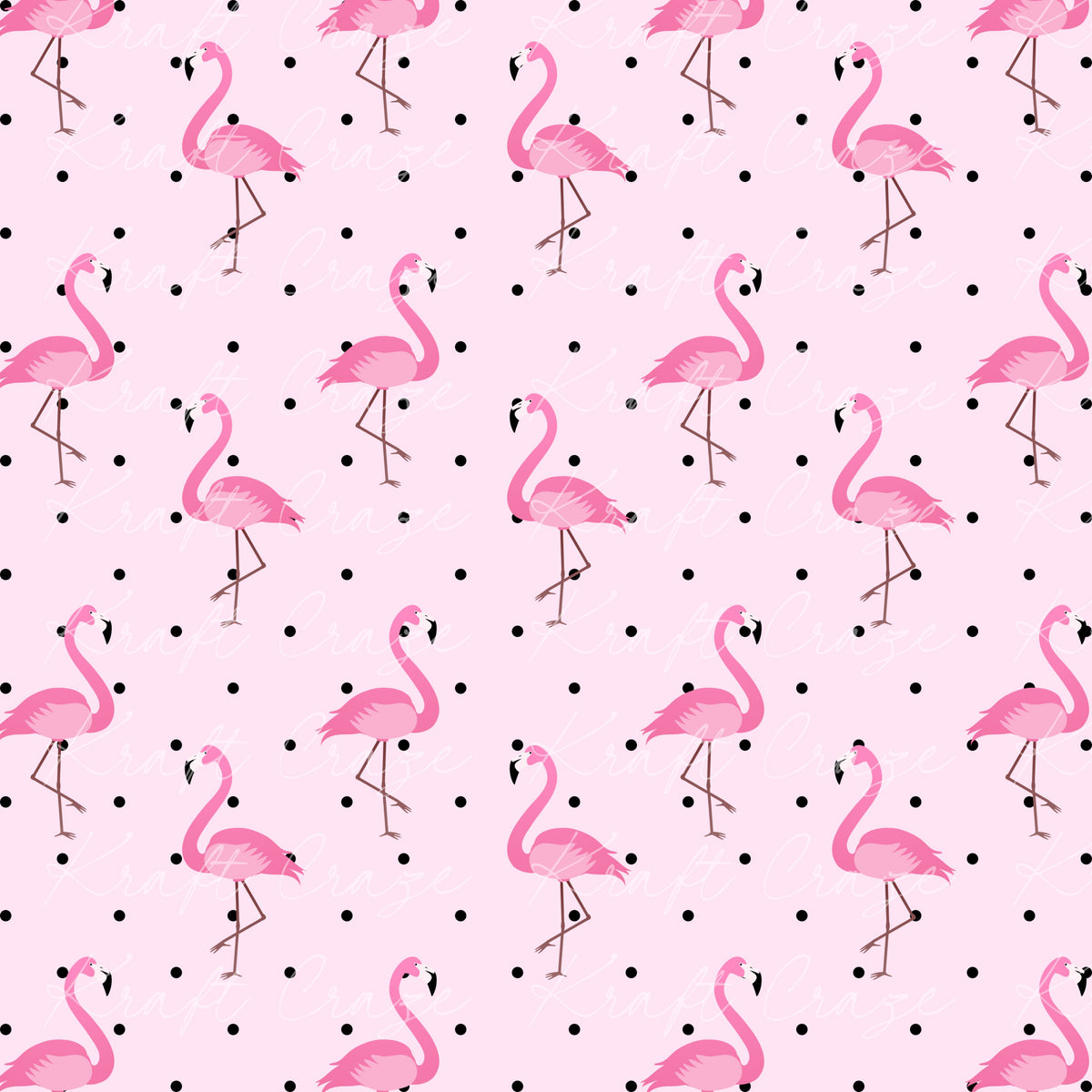 Pink Summer Collection 12x12 Vinyl Sheets- 12 Designs Available
