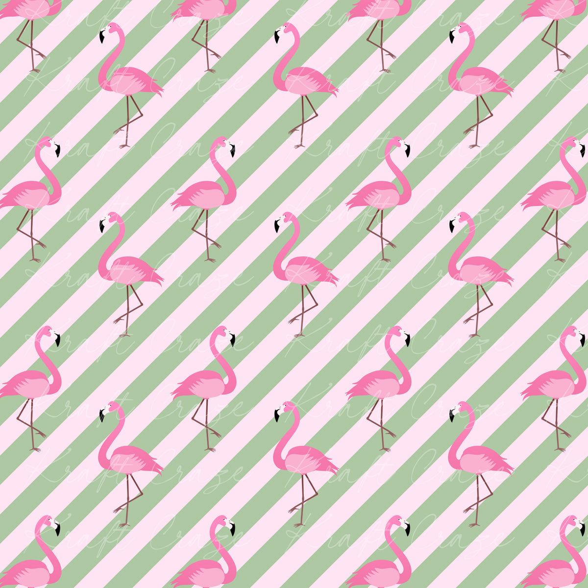 Pink Summer Collection 12x12 Vinyl Sheets- 12 Designs Available