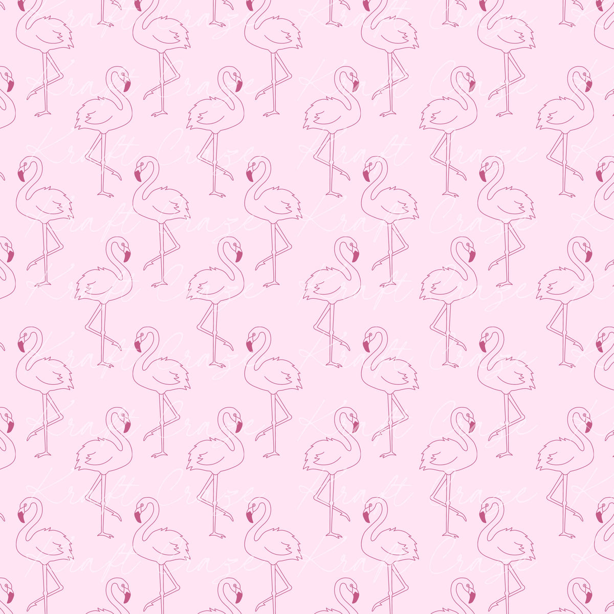 Pink Summer Collection 12x12 Vinyl Sheets- 12 Designs Available