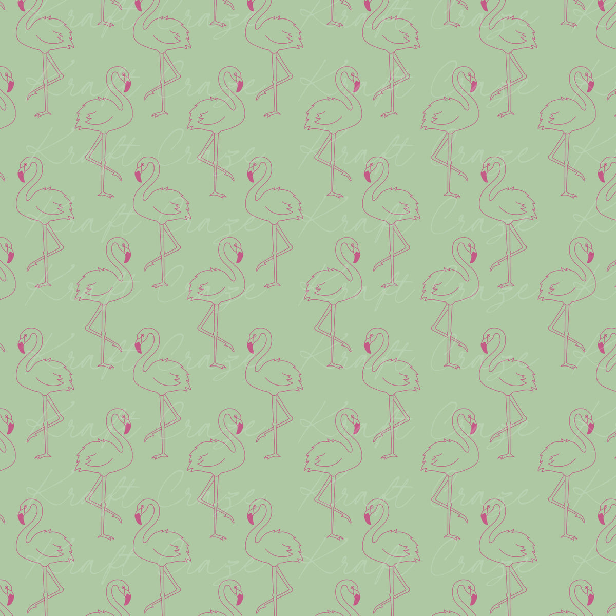 Pink Summer Collection 12x12 Vinyl Sheets- 12 Designs Available