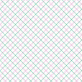 Pink And Teal Plaid - Adhesive Vinyl