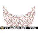Pink Ghost Hat Bill Transfer