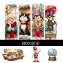 Pinocchio Torn Pages UV DTF Decal sheets 5 Designs available