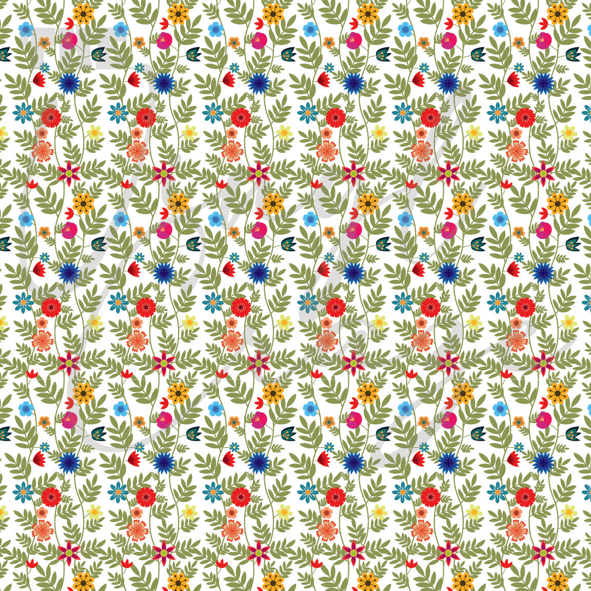 Pioneer Flower Pattern Adhesive Vinyl