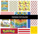 Pokemon UV DTF Doodle Patchwork Set