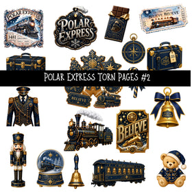 Polar Express UV DTF Decal sheets 10 Designs available