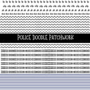 Police Doodle Patchwork Set
