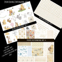 Pooh Doodle Patchwork Set #1