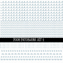 Pooh Doodle Patchwork Set #2