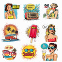 Pop Art UV DTF Decal Sheets-5 Design Options