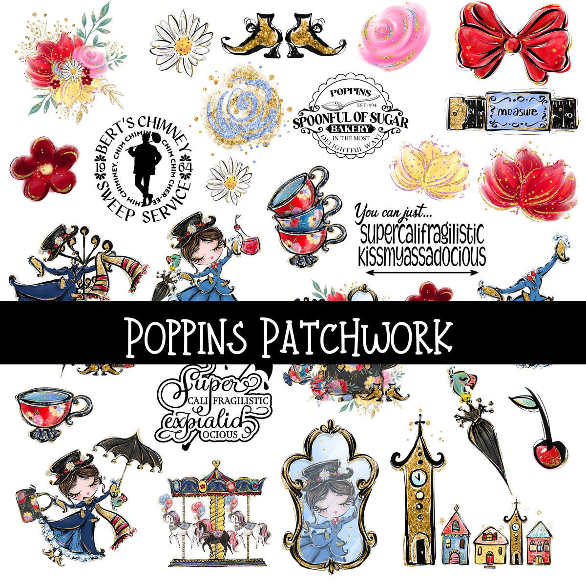Poppins Patchwork Set