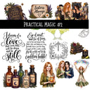 Practical Magic Torn Pages UV DTF Decal sheets 6 Designs available