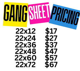 Build a Gang sheet UV DTF