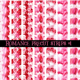 Romance precut strips 12x12 vinyl sheet (2 variants)