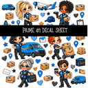 Prime UV DTF Decal sheets 6 Designs available