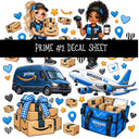 Prime UV DTF Decal sheets 6 Designs available