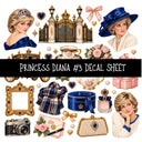 Princess Diana UV DTF Decal sheets 9 Designs available