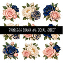 Princess Diana UV DTF Decal sheets 9 Designs available