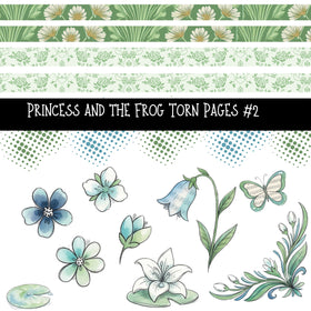 Princess and the Frog torn pages UV DTF Decal sheets 2 Designs available