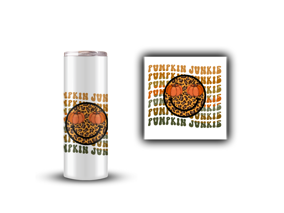 Pumpkin Junkie UV DTF DEcal