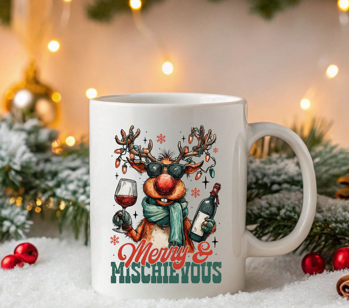 Merry and Mischievous  UV DTF Decals