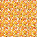Pumpkin Floral - Adhesive Vinyl