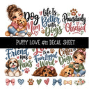 Puppy Love UV DTF Decal sheets 11 Designs available
