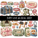 Puppy Love UV DTF Decal sheets 11 Designs available